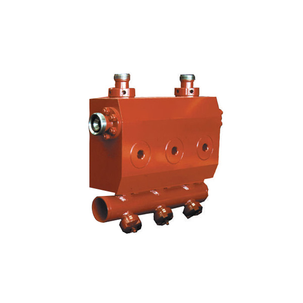 Three-cylinder hydraulic end